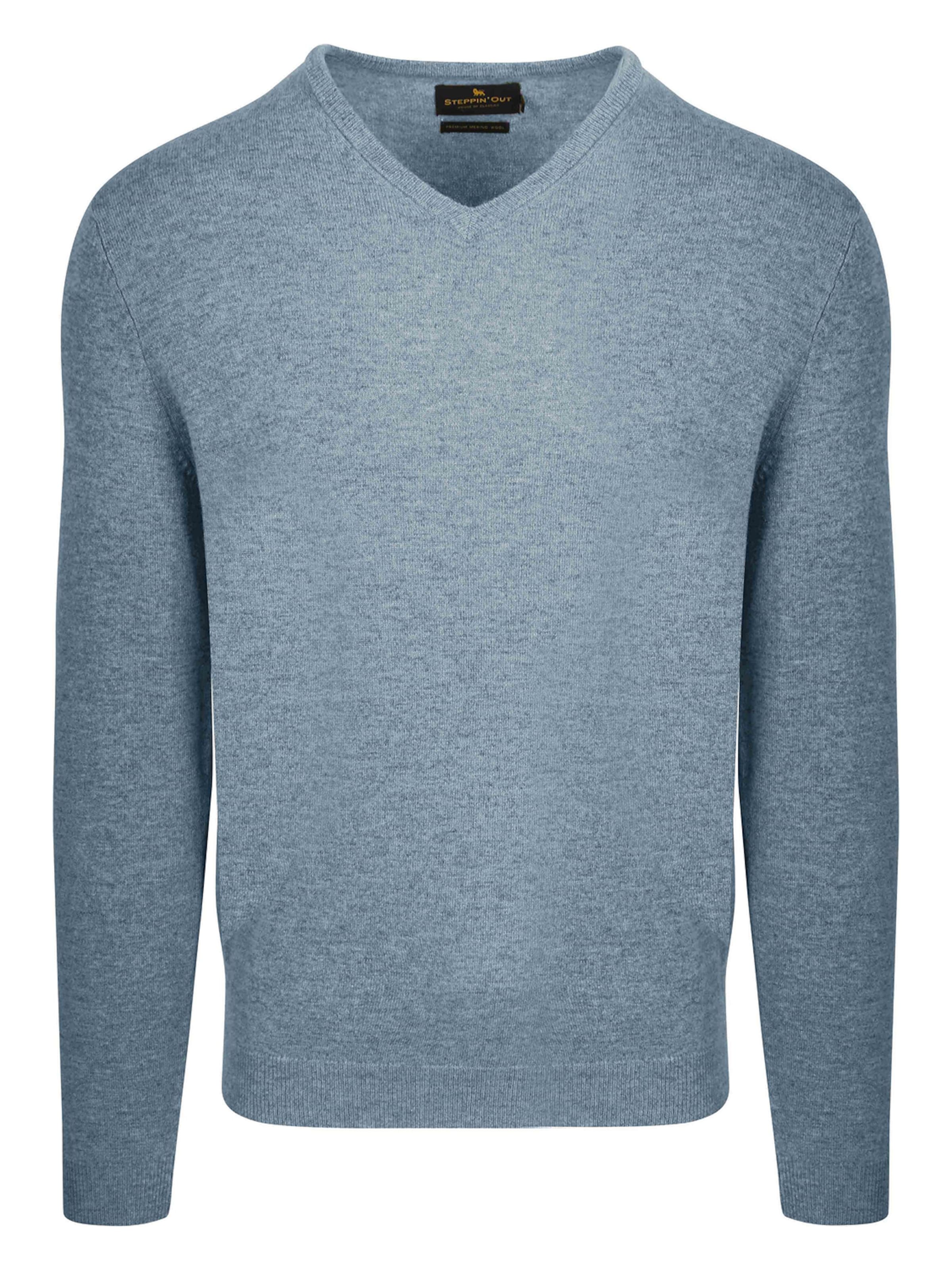 Steppin' out Pullover‌‌‌‌‌‌‌‌ in Blau: Vorderseite