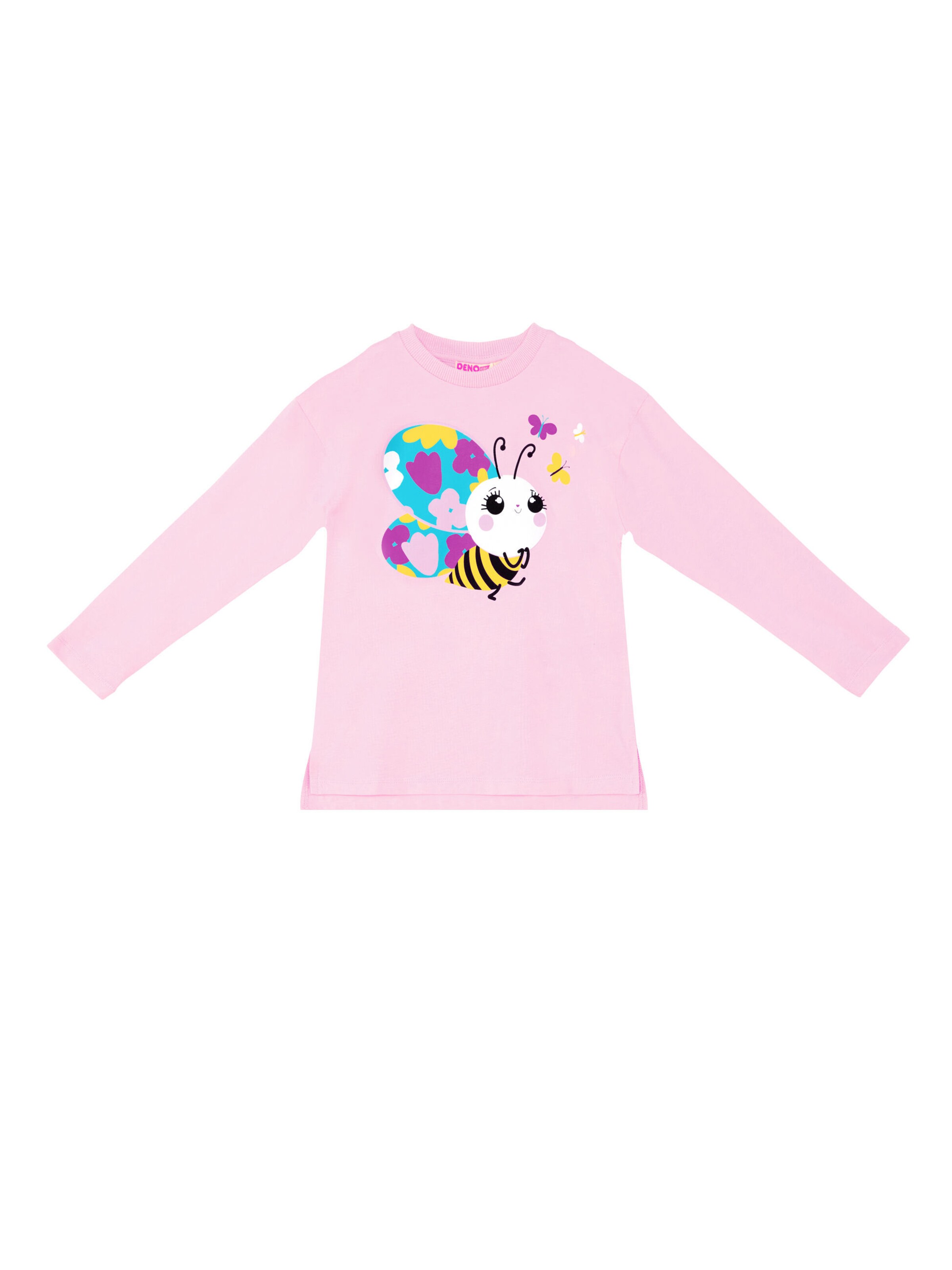 Denokids Tracksuit 'Little Bee' in Pink