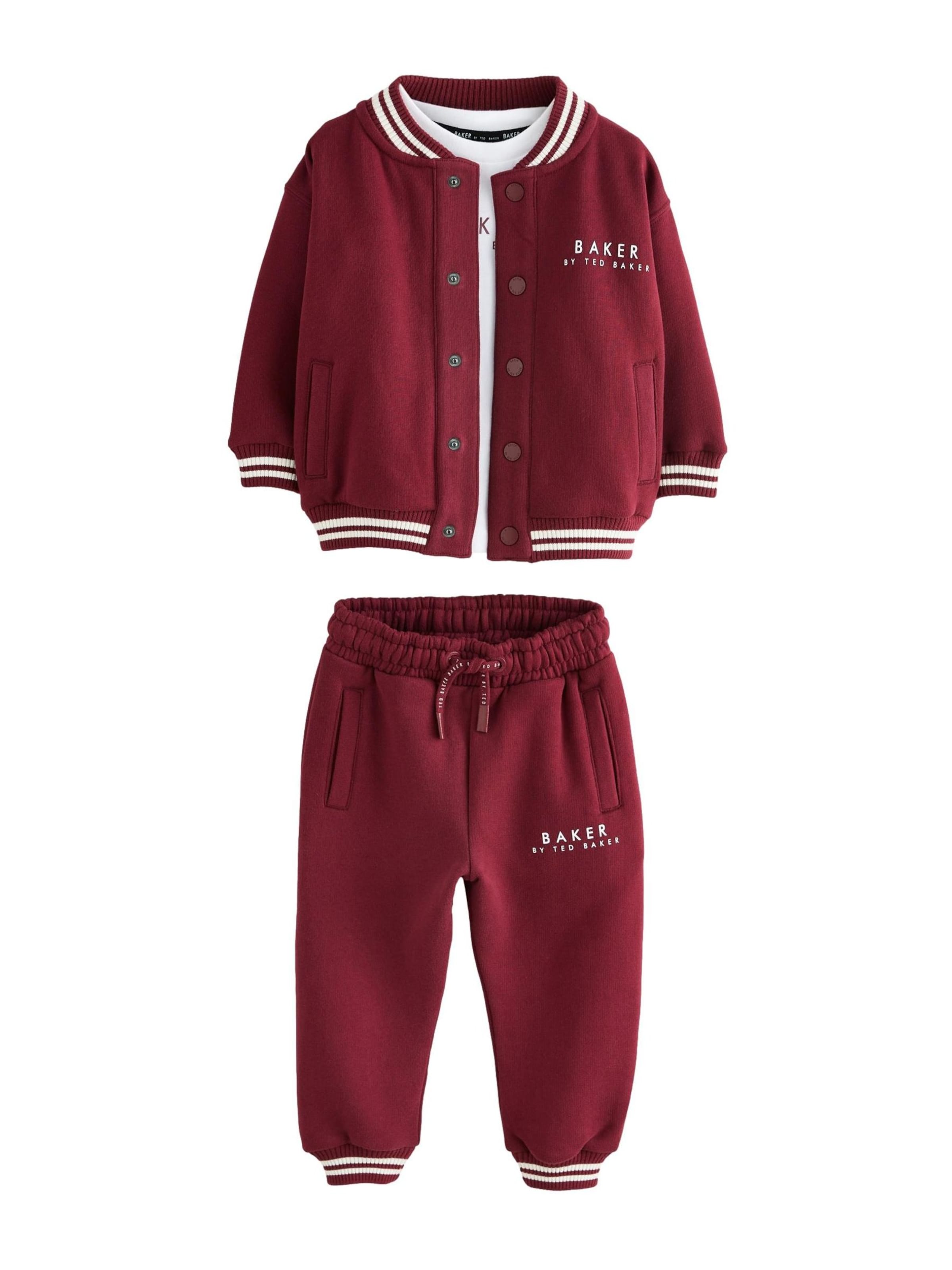 Set in 92 Baker by Ted Baker di colore rosso carminio / bianco, Visualizzazione prodotti