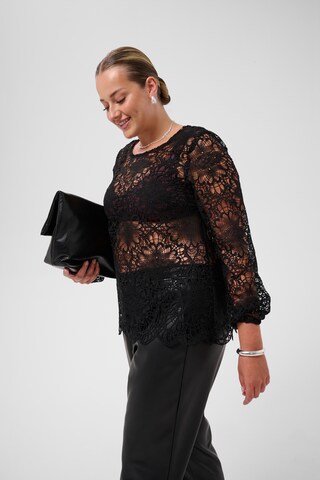 KAFFE CURVE Blouse 'KCgloria' in Black