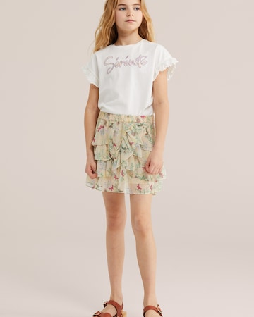 WE Fashion Tričko 'Serenite' – bílá