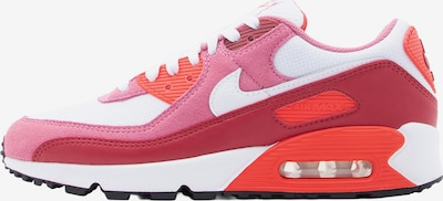 Sportbačiai be auliuko 'AIR MAX 90' iš Nike Sportswear, spalva – eozino spalva / tamsiai rožinė / šviesiai raudona / balta, Prekių apžvalga