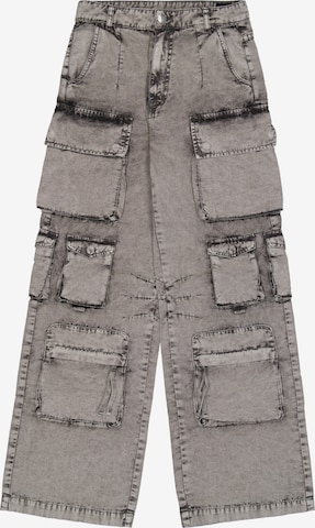 ALPHA INDUSTRIES Loosefit Cargofarkut värissä harmaa: etupuoli