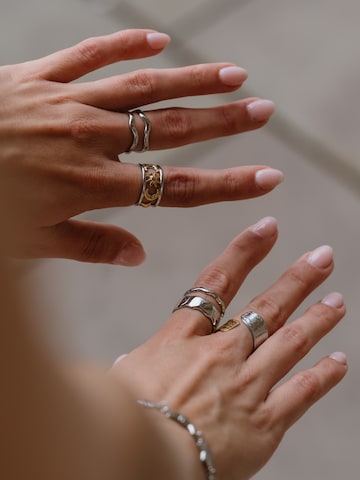 hiBALI Ring 'Organic' in Silver