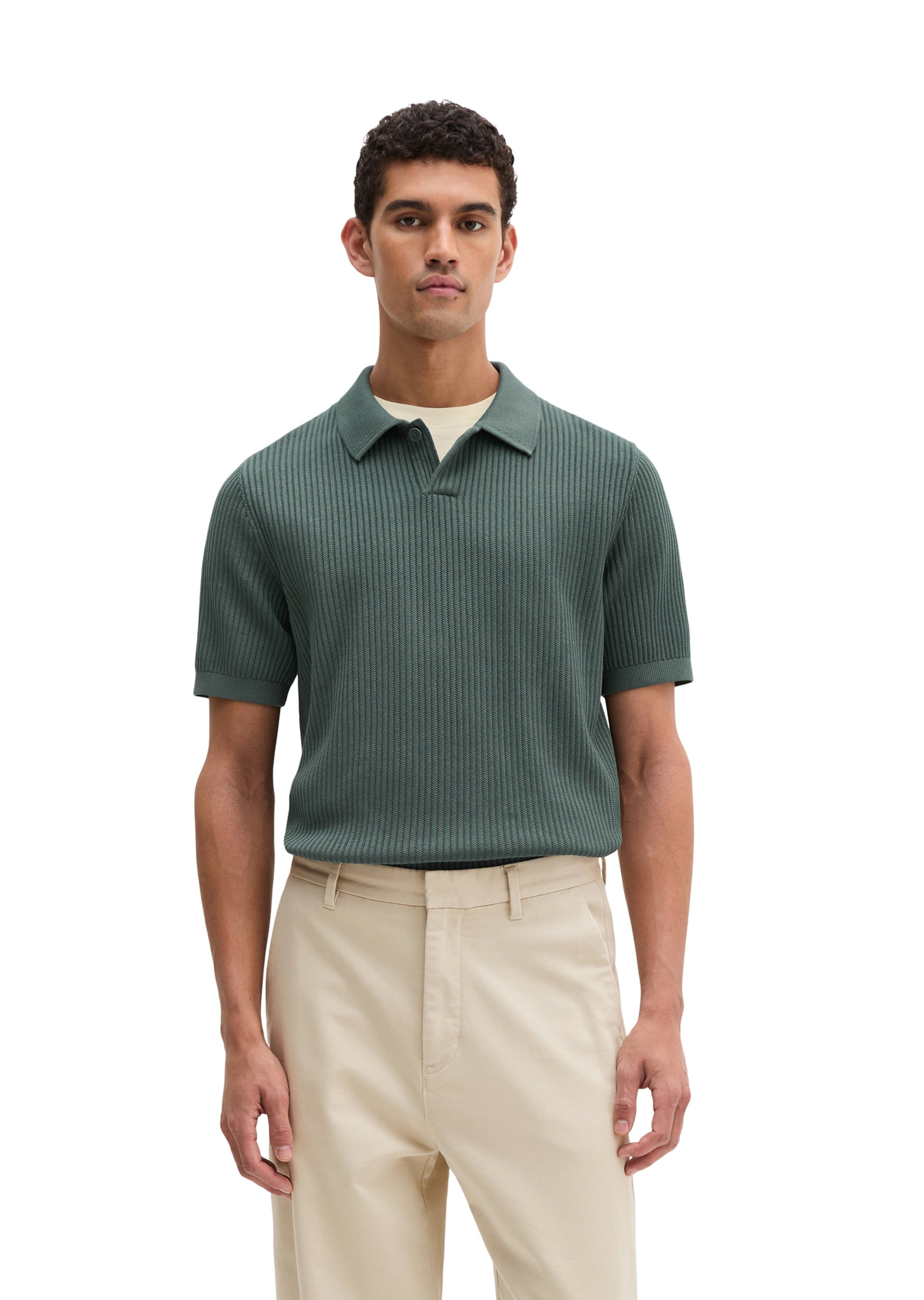 Marc O'Polo Shirt in Grey: front