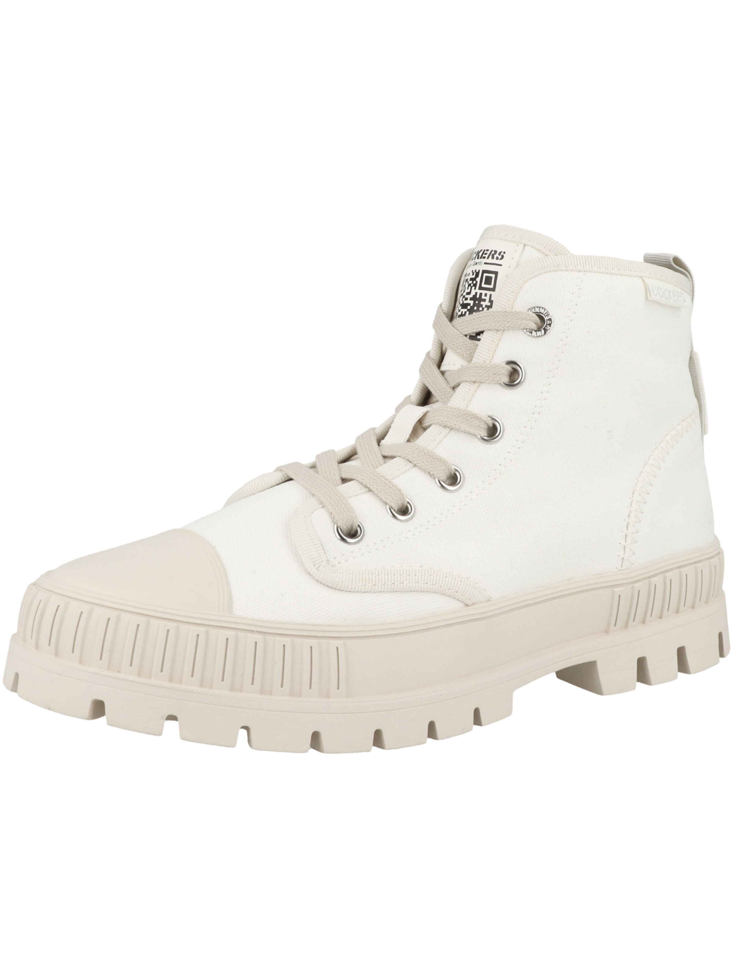 Dockers by Gerli Sneakers hoog in Wit: voorkant