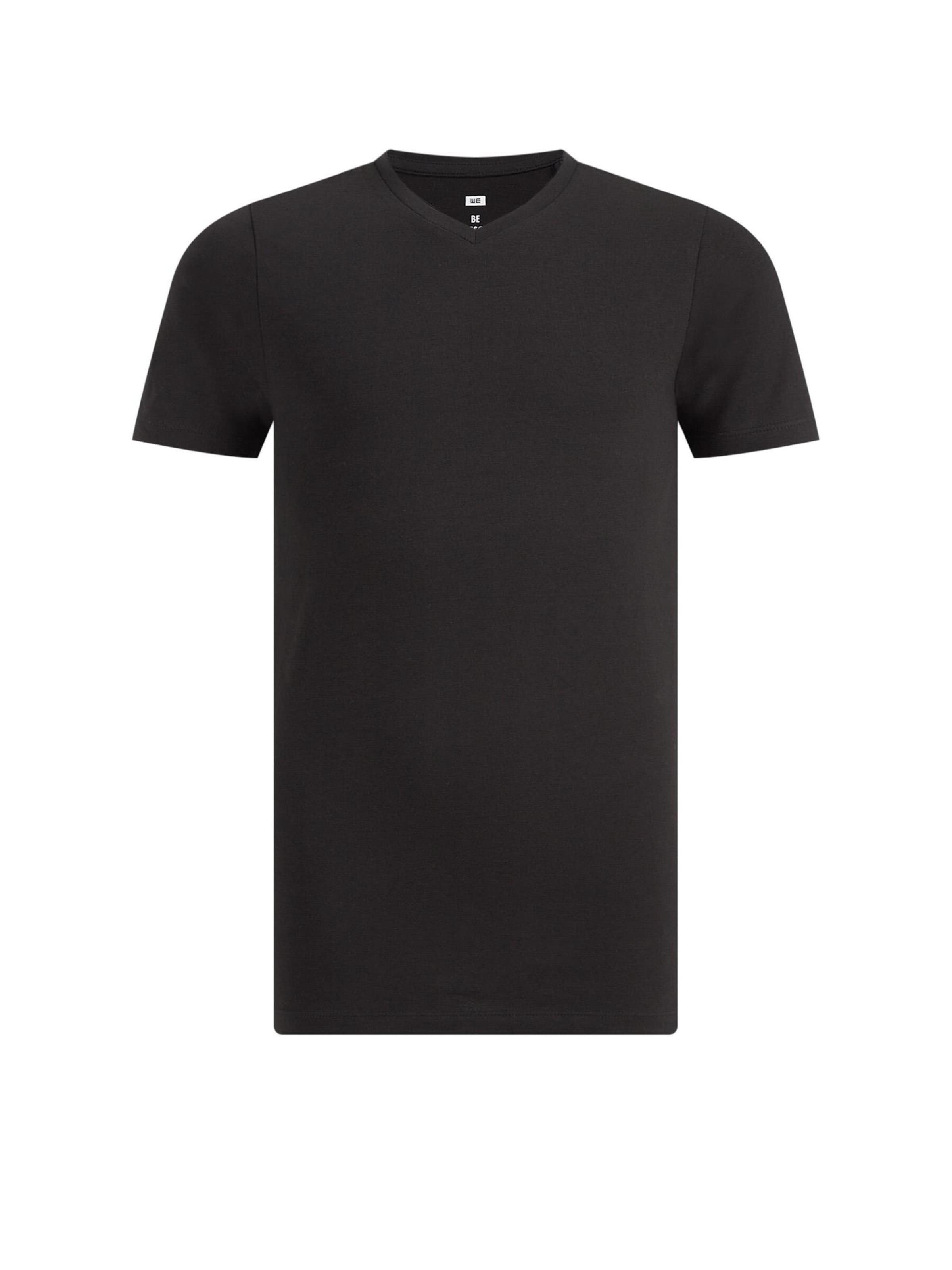 WE Fashion Μπλουζάκι σε μαύρο: μπροστά