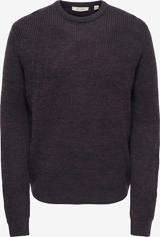 Pull-over Only & Sons en bleu : devant