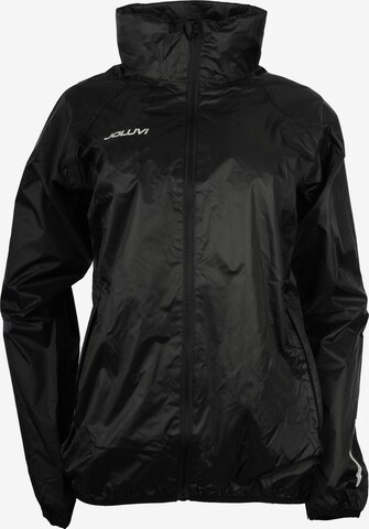 Joluvi Outdoor Jacket 'Geiser' in Black: front