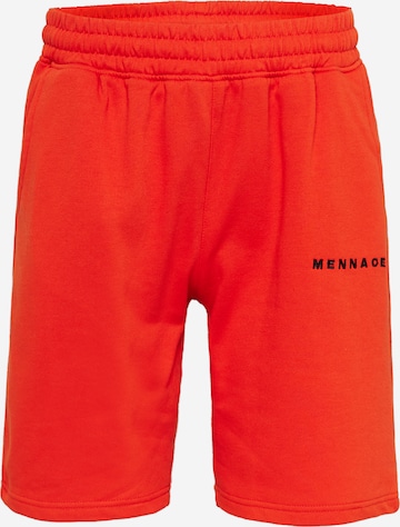 Mennace Regular Broek in Rood: voorkant