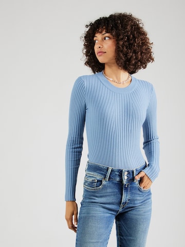 Pullover 'PCCRISTA' di PIECES in blu: frontale