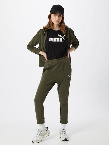 PUMA Функциональная футболка в Черный