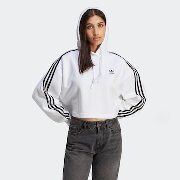 ADIDAS ORIGINALS Sweatshirt 'Adicolor Classics ' i vit: framsida