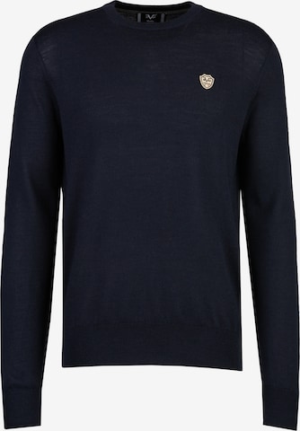 19V69 ITALIA Pullover 'Clint' in Blau: Vorderseite
