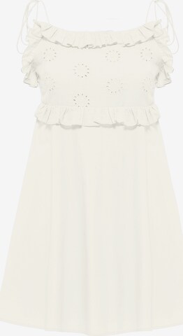 MYMO Summer Dress 'Nolie' in White: front