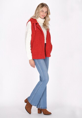 IZIA - Chaleco en rojo