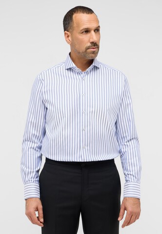 ETERNA Regular fit Zakelijk overhemd in Blauw: voorkant