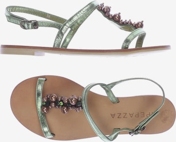 APEPAZZA Sandals & High-Heeled Sandals in 38 in Green: front
