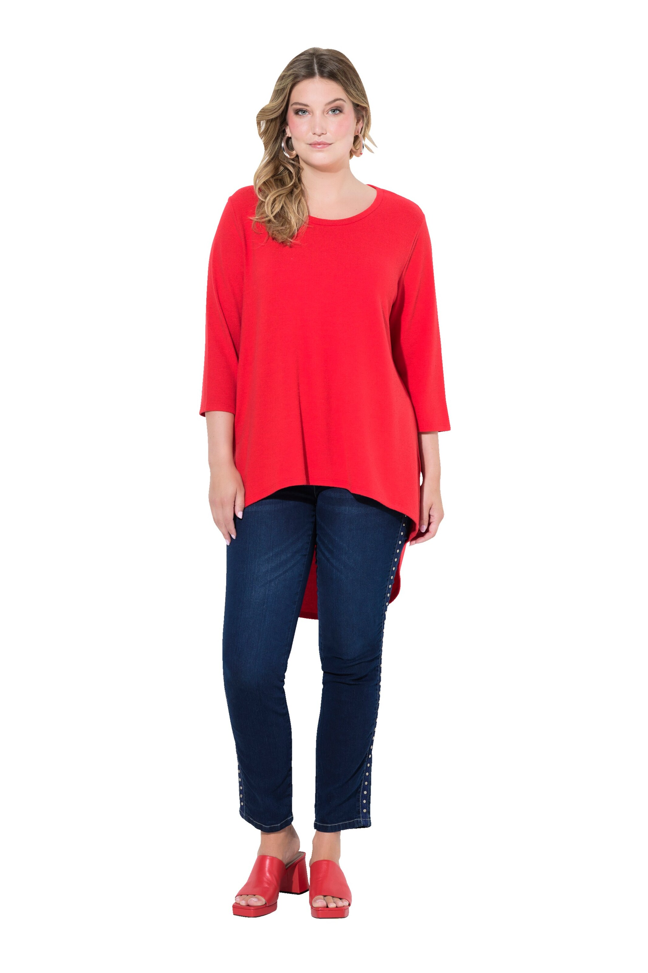 MIAMODA Sweater in Red
