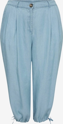 Wasabi Concept Regular Farkut 'Flora 10' värissä sininen: etupuoli