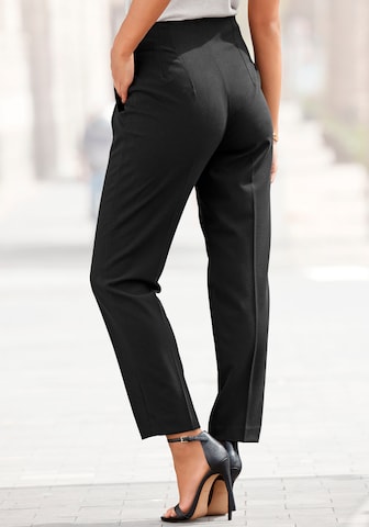 LASCANA - regular Pantalón en negro