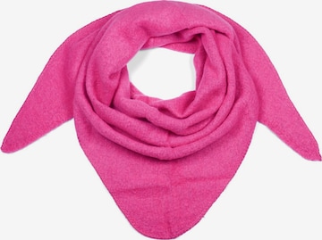 styleBREAKER Tuch 'Strick Dreiecktuch meliert' in Pink: Vorderseite