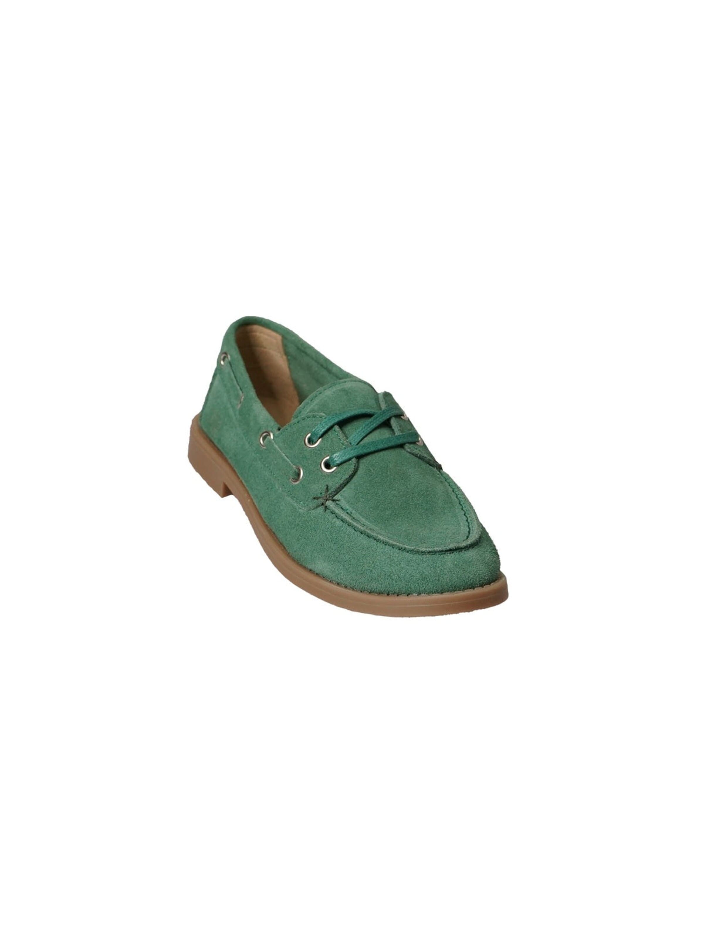 Yoxeone Mokassin 'Daisy Shoes'‌‌ in Grün: Vorderseite
