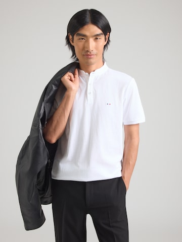 HECHTER PARIS Shirt in Wit: voorkant