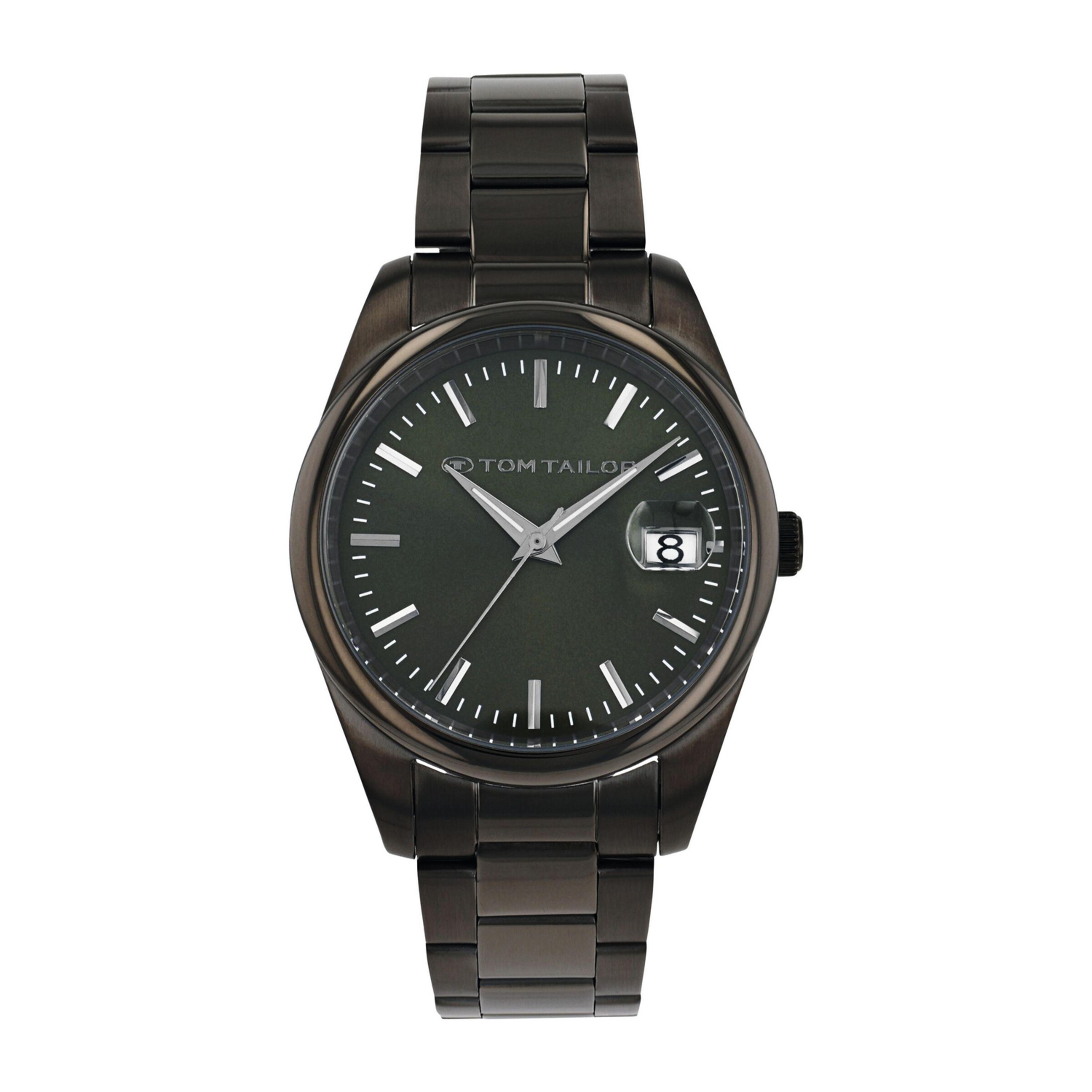 TOM TAILOR Analoguhr in Schwarz