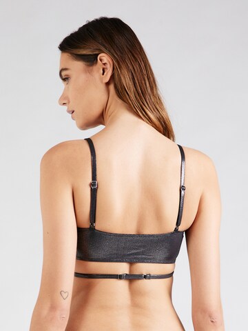 Calvin Klein Swimwear Bustier Bikini felső - fekete