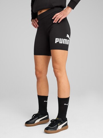 Regular Pantalon de sport 'ESS No. 1' PUMA en noir : devant