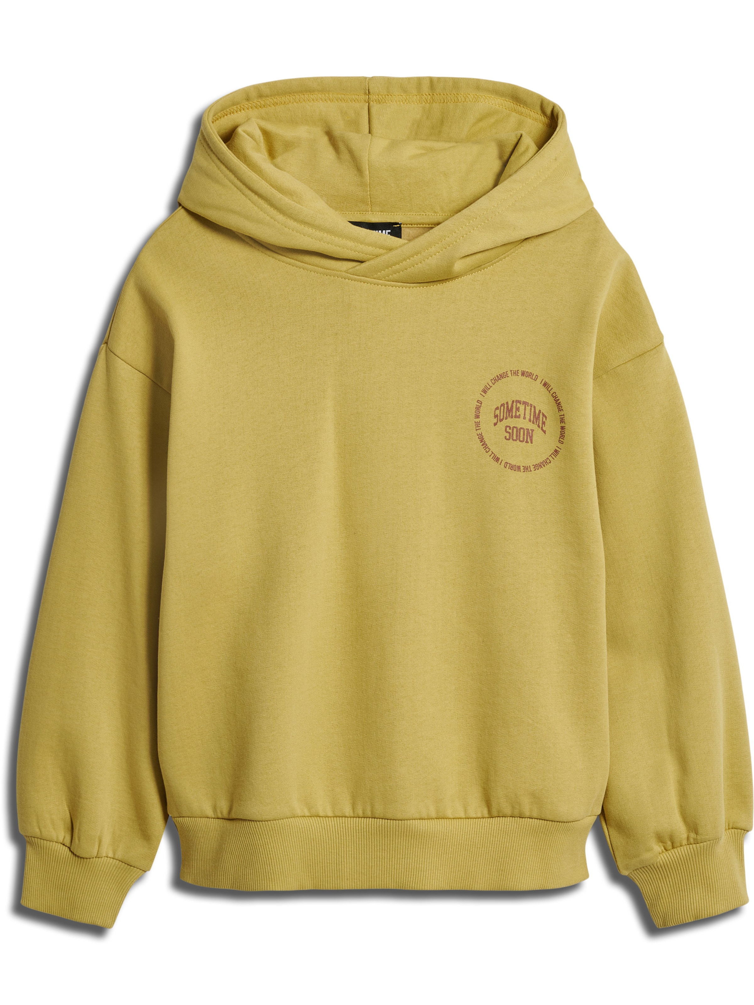 SOMETIME SOON Sweatshirt 'Luna' i gul: forside