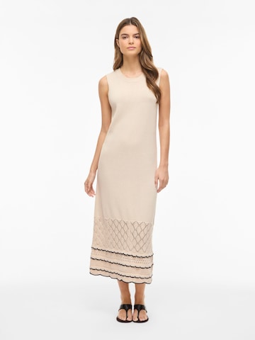 VILA Knit dress 'VIZinnia' in Beige: front