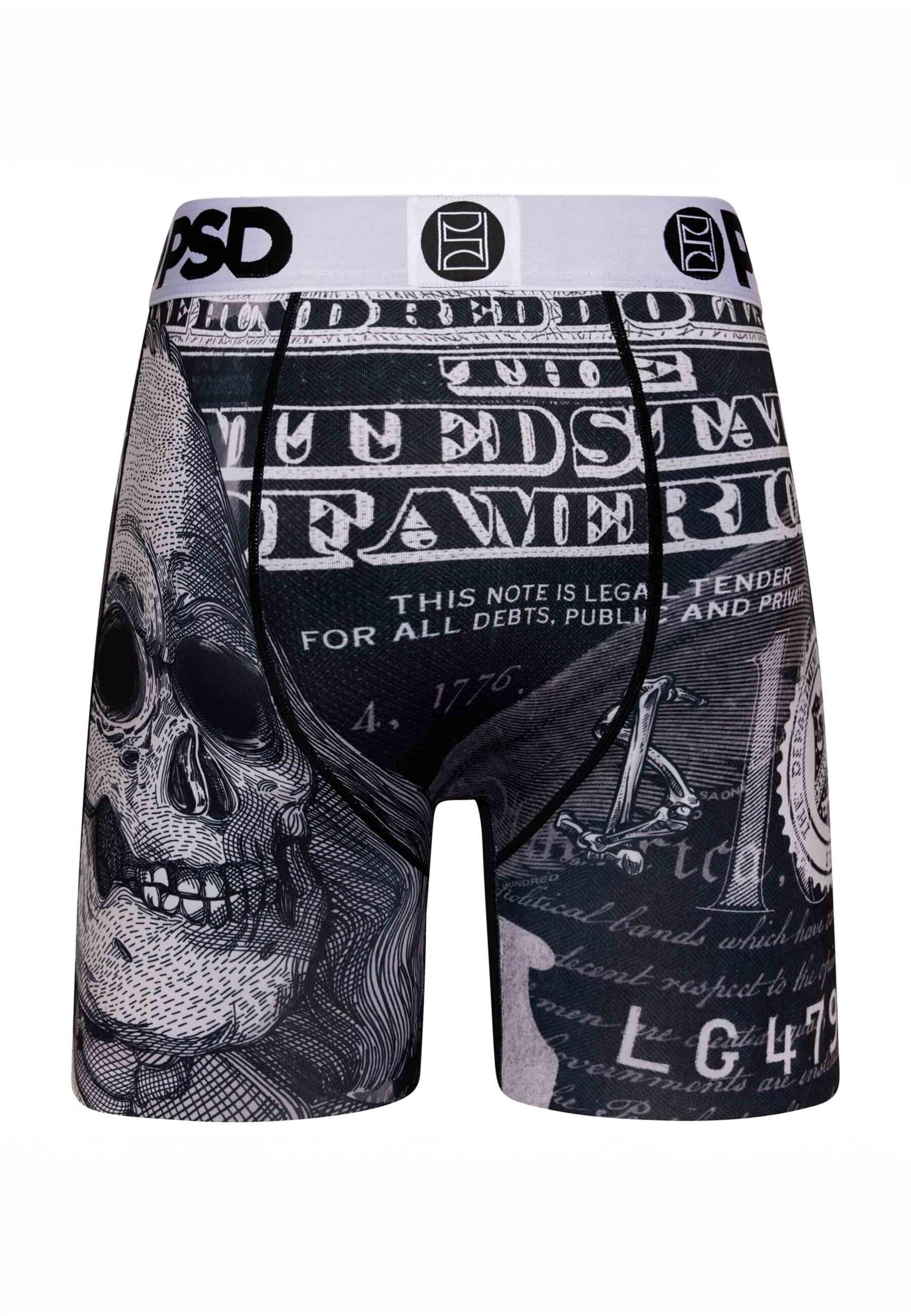 PSD Bokserishortsit 'Hunna Bones' värissä harmaa