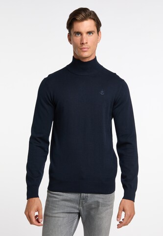 DreiMaster Klassik - Pullover 'Markani' em azul: frente