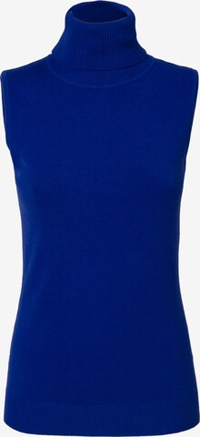 Tops en tricot Influencer en bleu : devant
