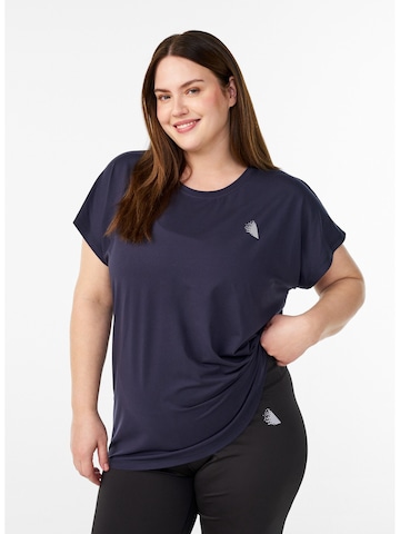 T-shirt fonctionnel Active by Zizzi en bleu
