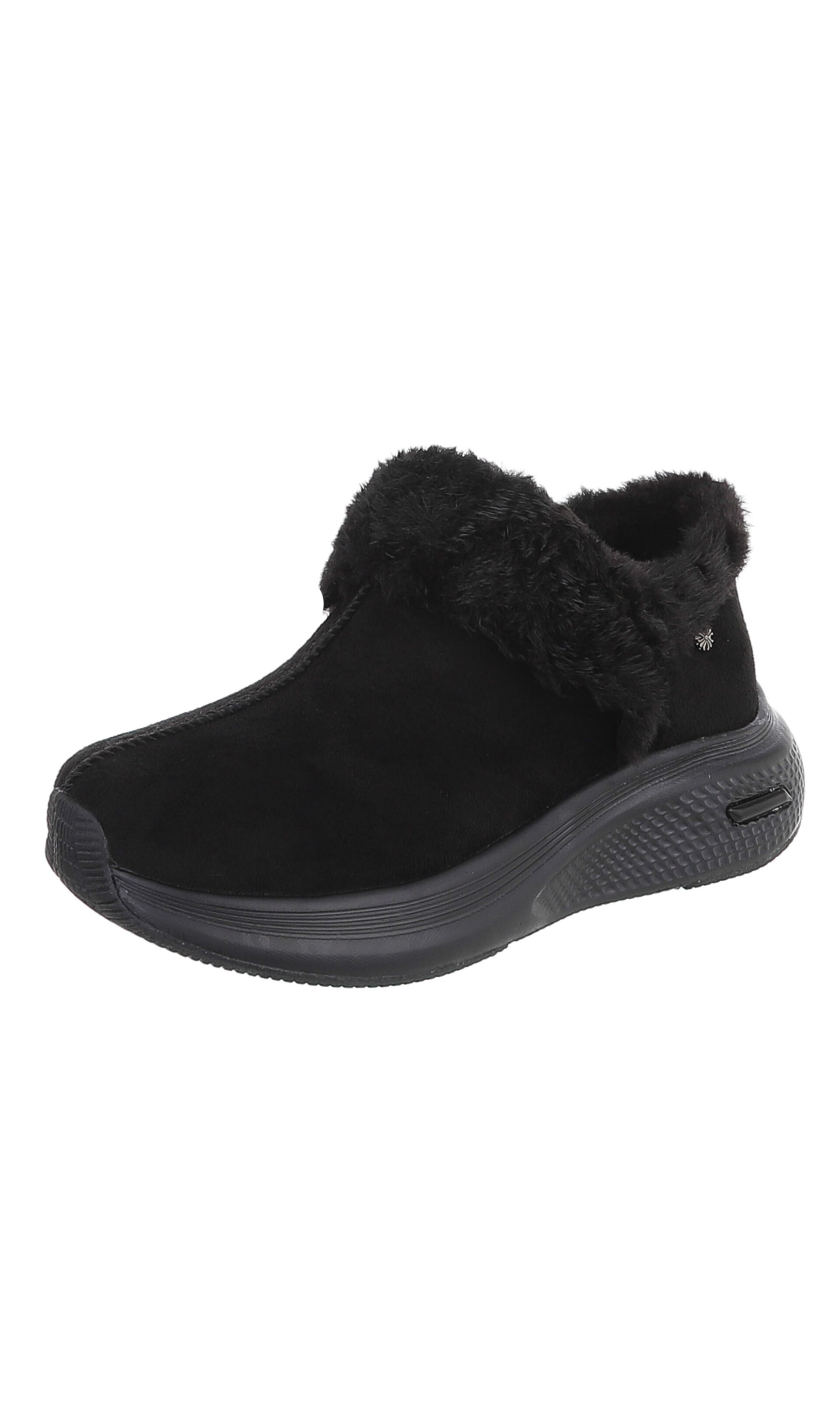 Ital-Design Stiefelette in Schwarz: Vorderseite