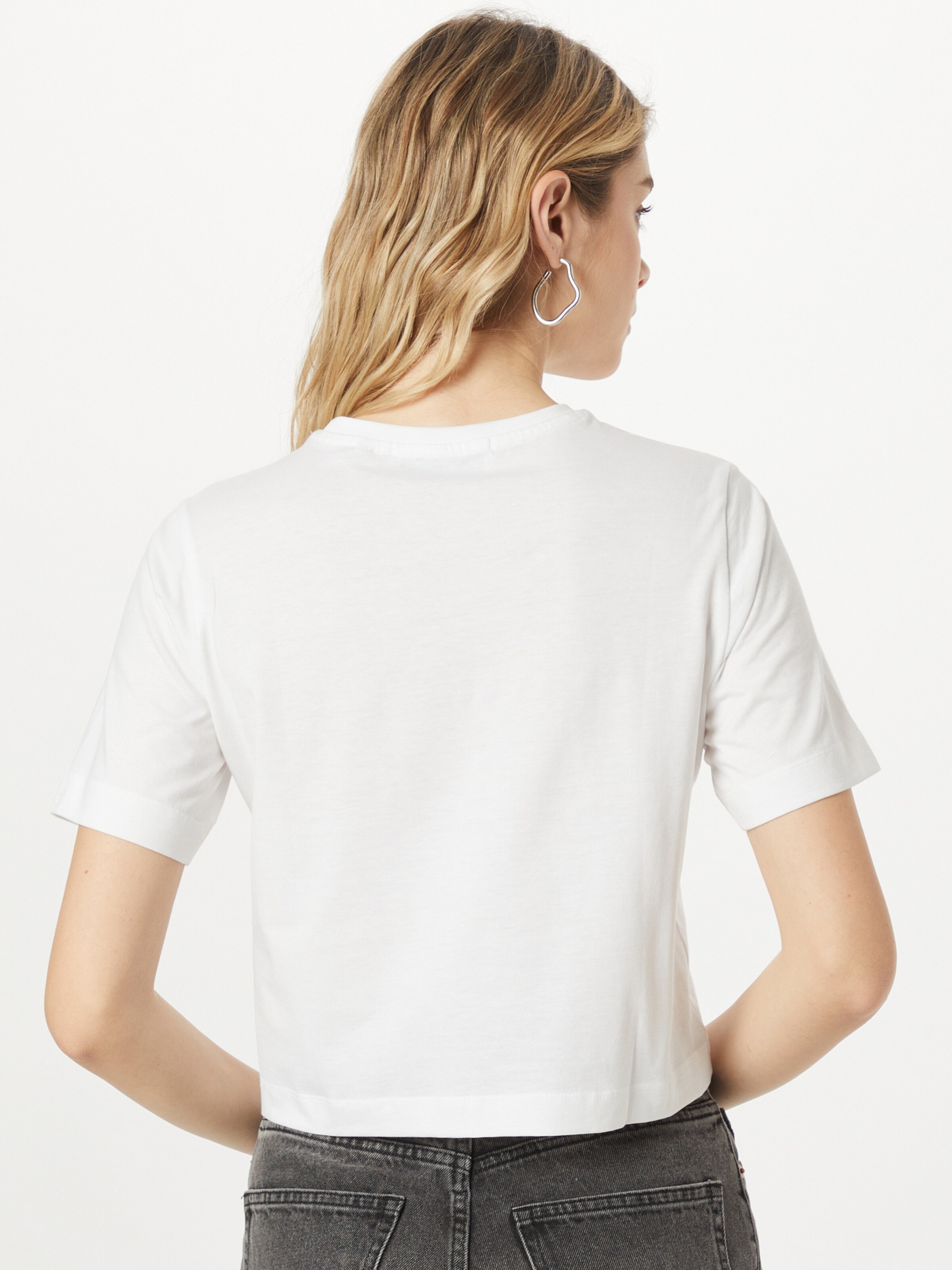 T-shirts et tops T-shirt NU-IN en Blanc Cassé, Noir 