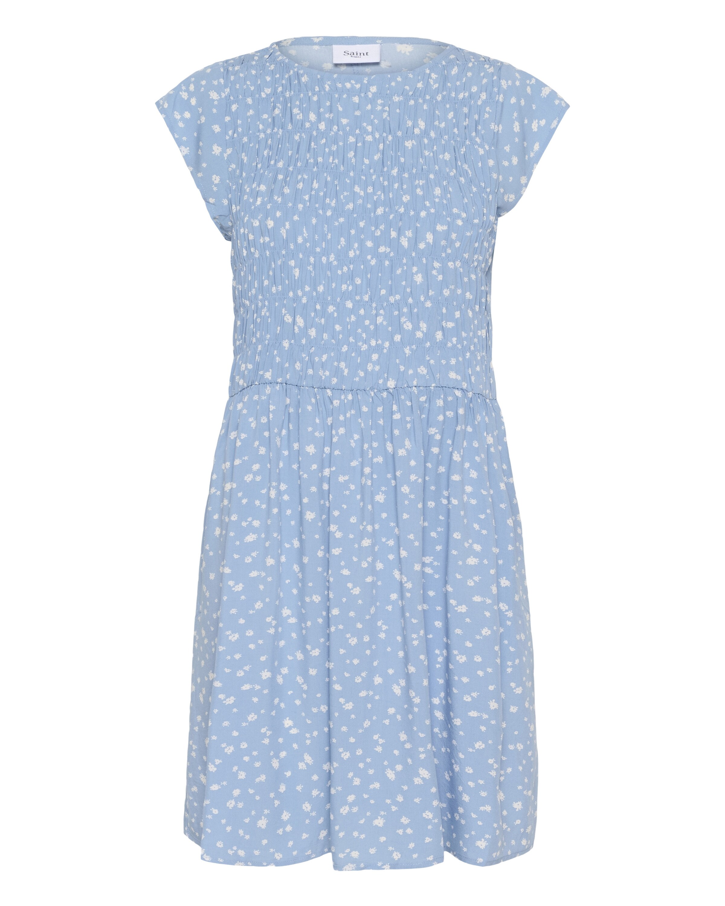 SAINT TROPEZ Šaty 'Gisla' – modrá: přední strana