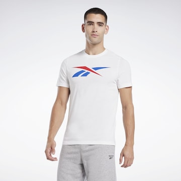 Reebok Funktionsshirt 'Vector' in Weiß: predná strana