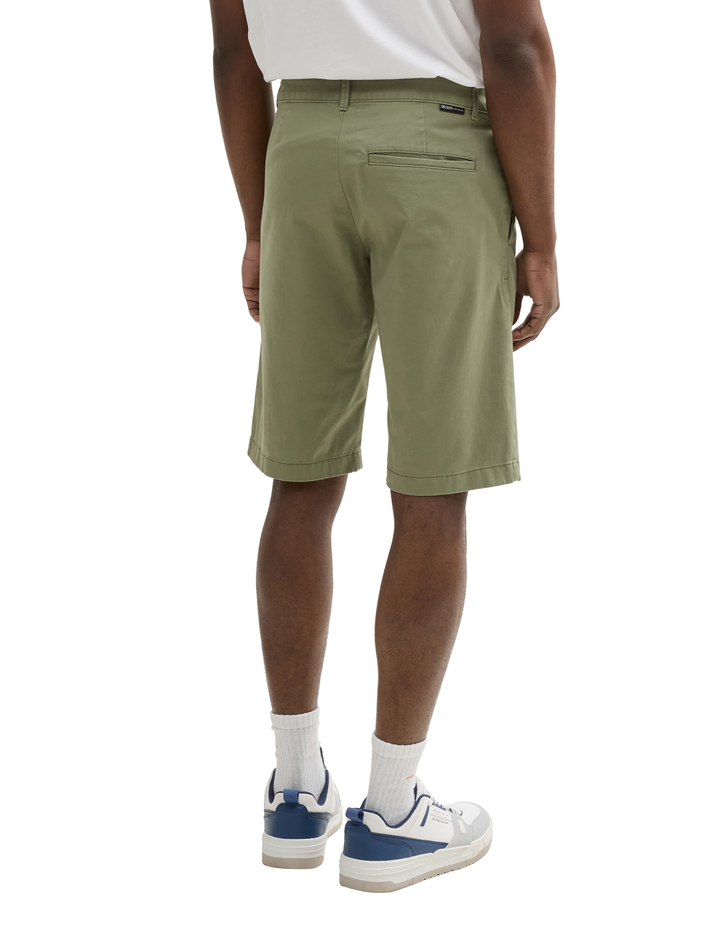 TOM TAILOR DENIM regular Μπλουζάκι σε πράσινο