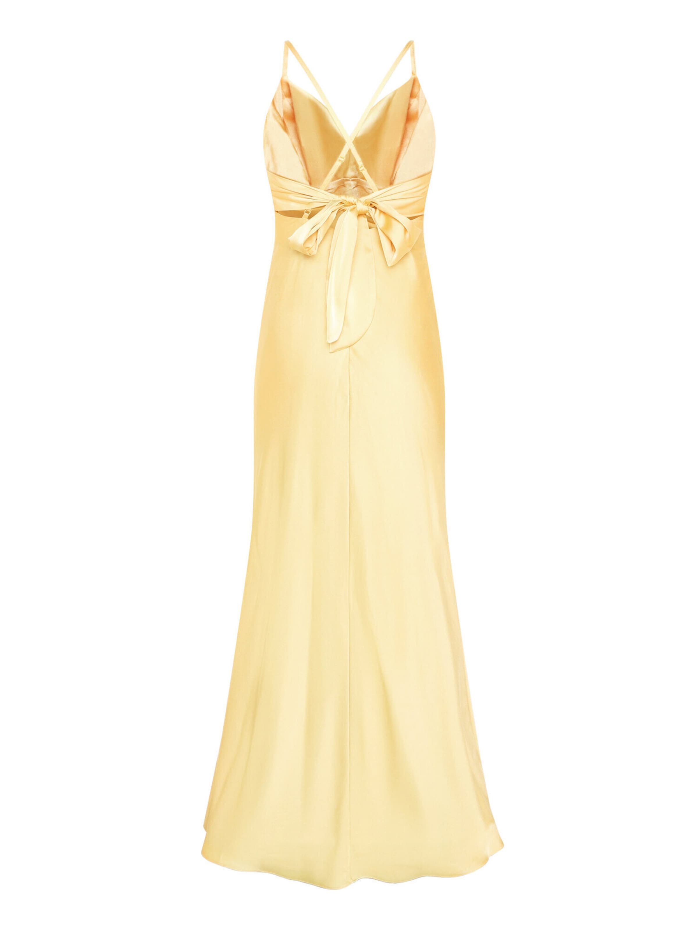 Vera Mont Abendkleid schmal geschnitten in Gelb