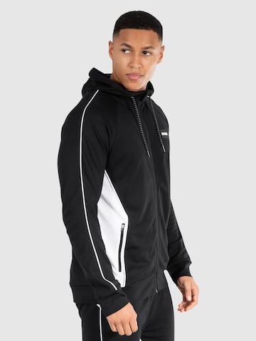 Smilodox Zip-Up Hoodie 'Suit Pro' in Black