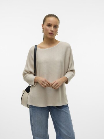 VERO MODA Trui 'Nora' in Beige: voorkant
