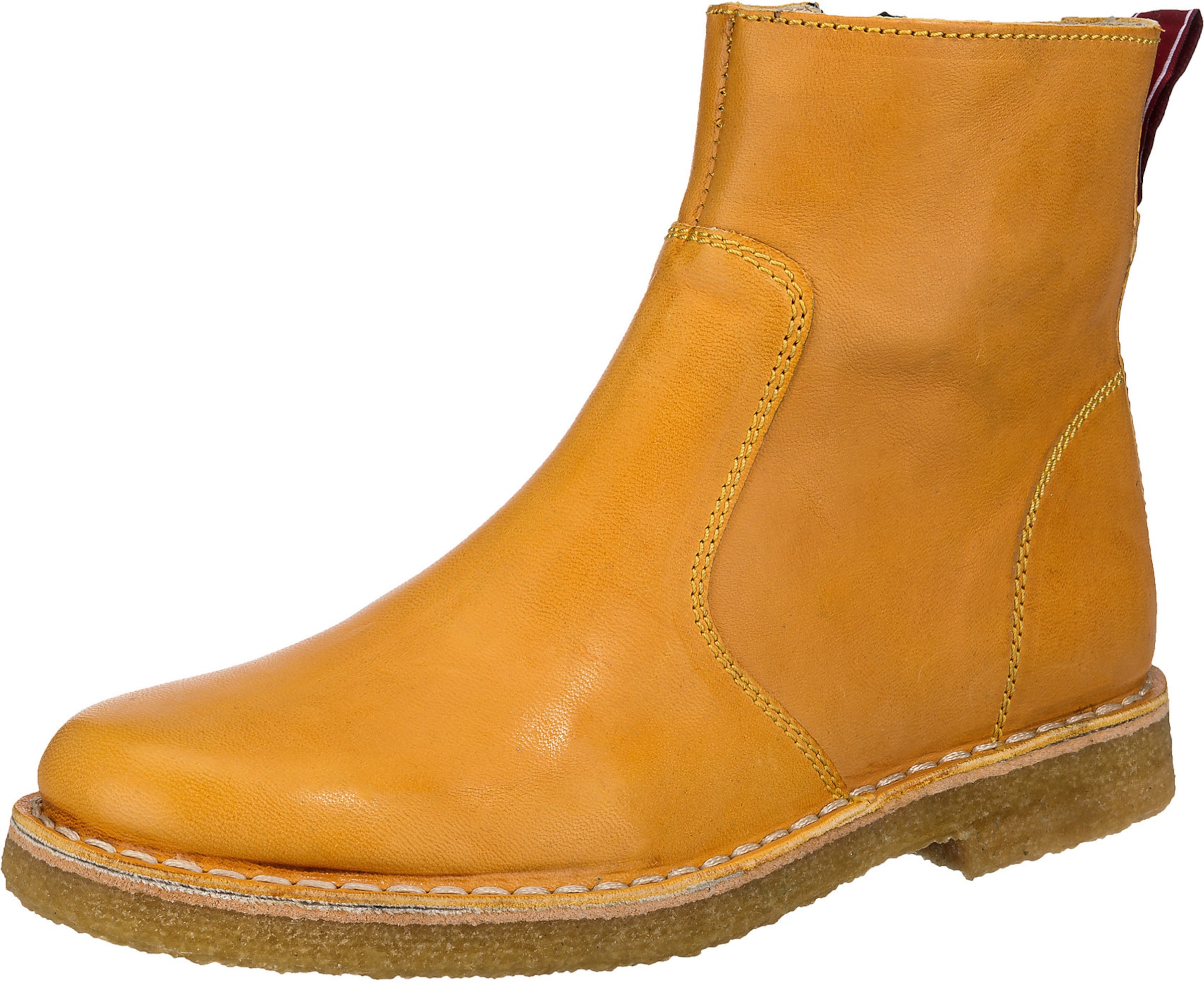 Grünbein Ankle Boots 'Arien' in Yellow: front