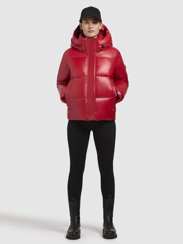 khujo Winterjas ' DEVINA SHINY ' in Rood