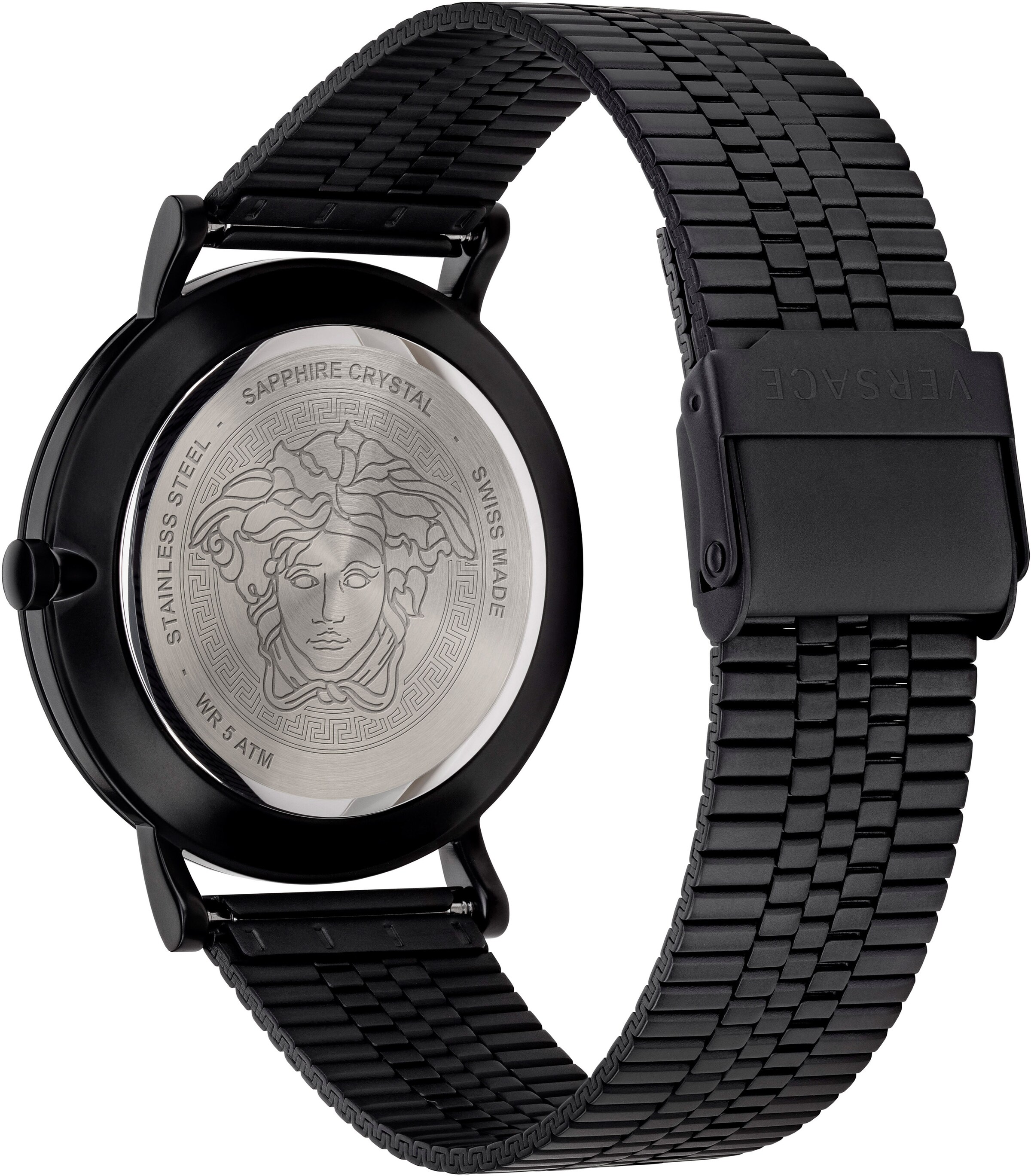 VERSACE Uhr in Schwarz