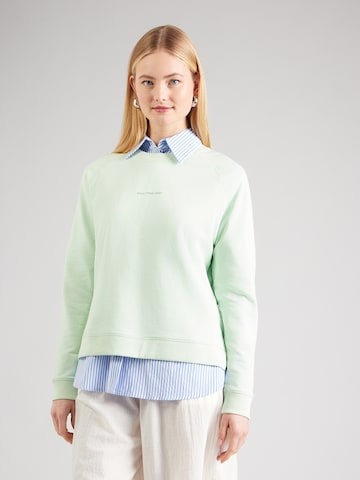 Sweat-shirt Marc O'Polo DENIM en vert : devant