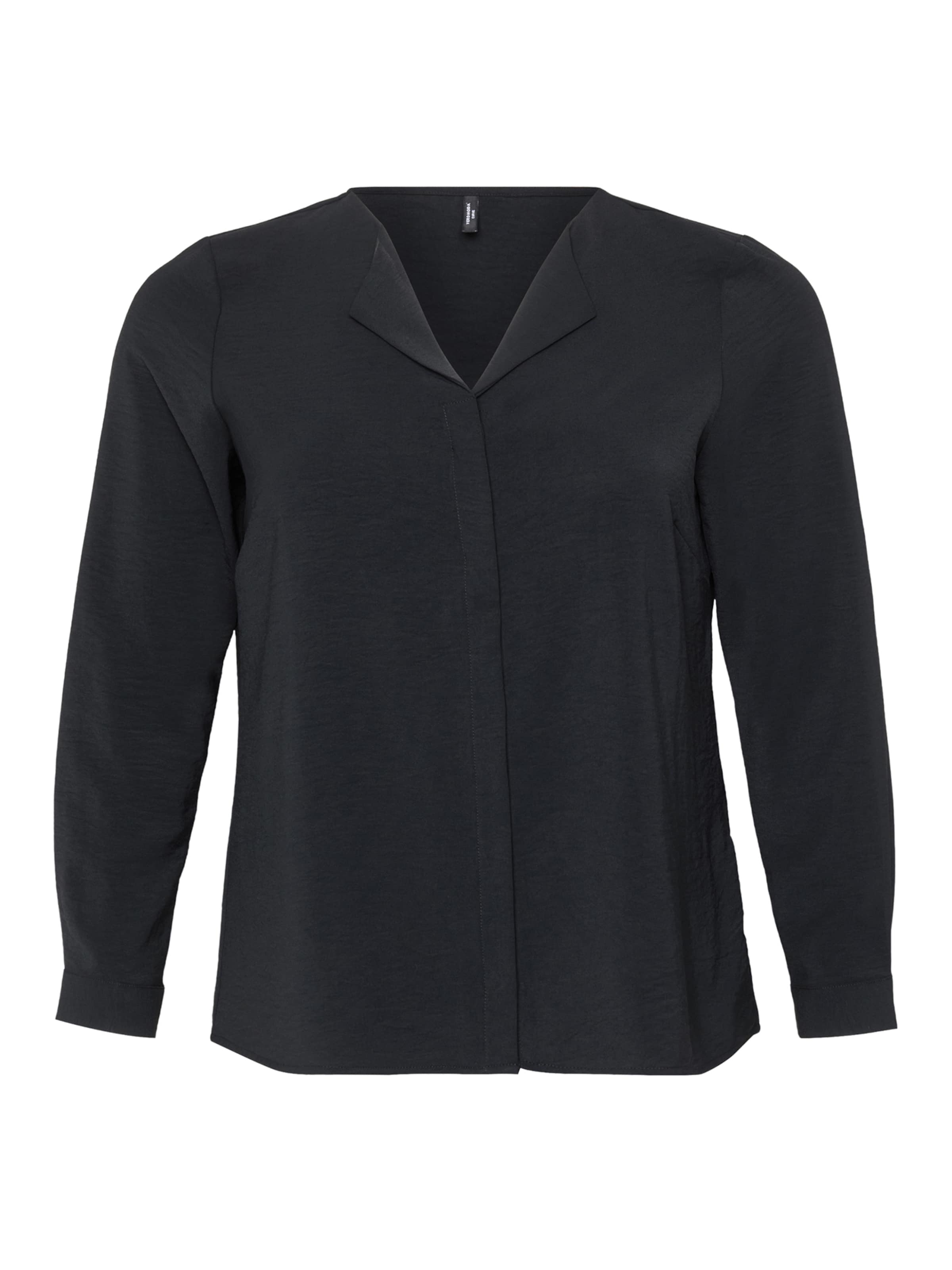 Vero Moda Curve Блуза 'VMCESME' в черно: отпред